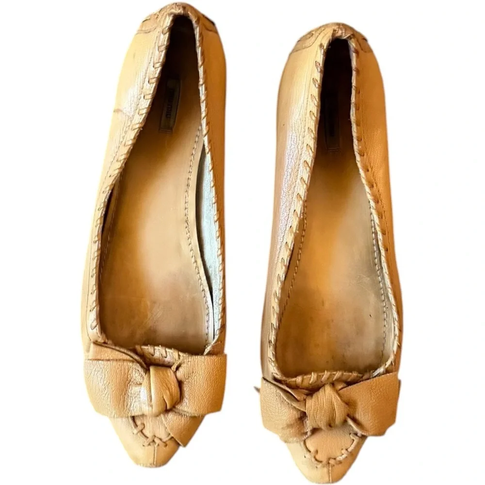 miu miu Vintage Designer Bow Ballet Flats